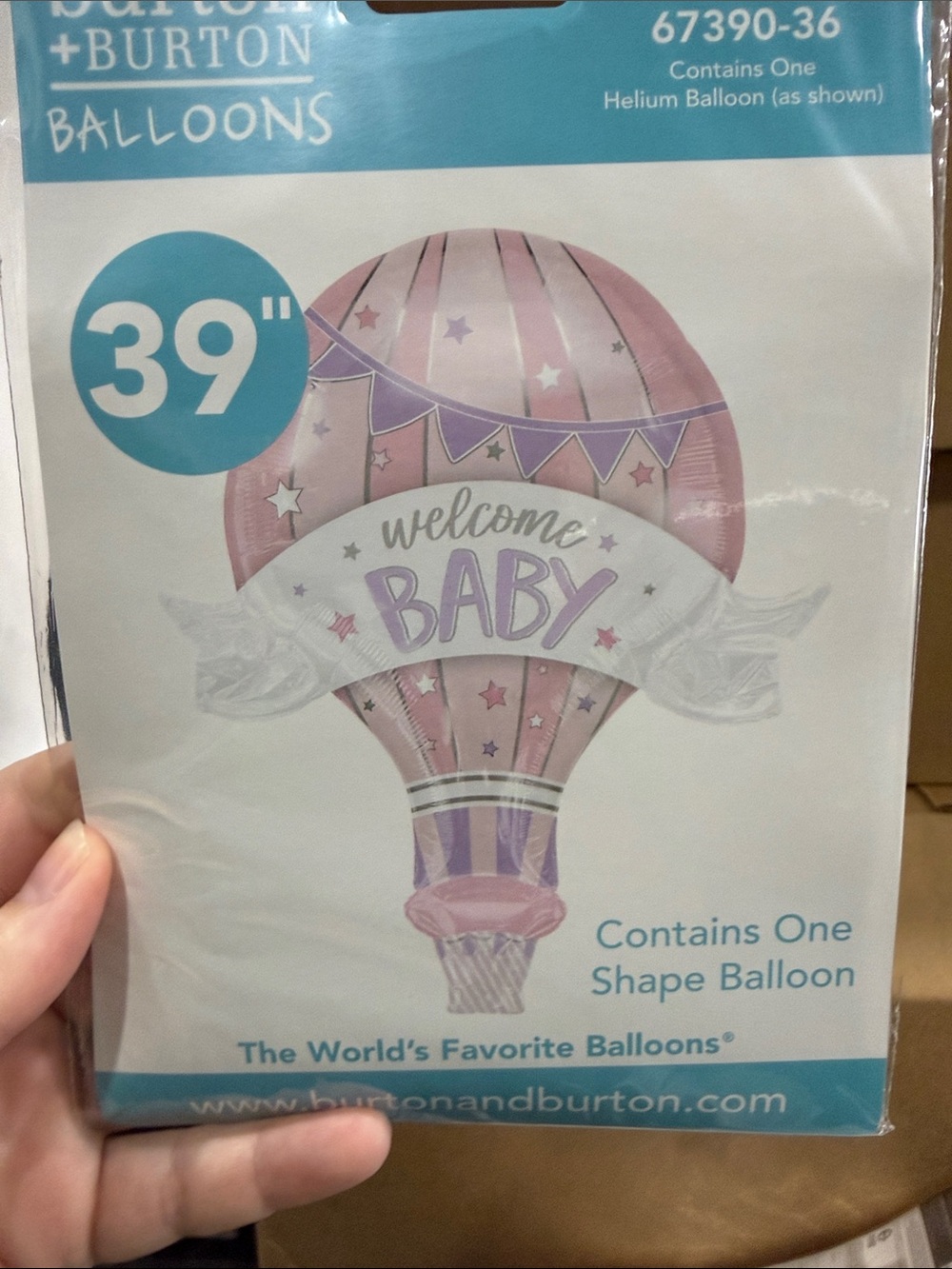 Welcome Baby 39” Balloon
